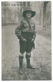 851 - Prince NICOLAE, Regale, SCOUT Boy - old postcard - used - 1916, Circulata, Printata