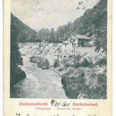 488 - Baile HERCULANE, Micro Power Plant, Litho - old postcard - used - 1901
