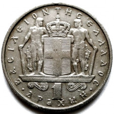 Grecia , Constantine II , 1 Drahma 1967 , MONETARIA Cehoslovacia - Kremnica foto