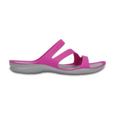 Papuci pentru femei Crocs Swiftwater Sandal Vibrant Violet (CRC203998-59L) foto