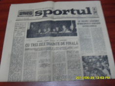 Ziar Sportul 17 09 1969 foto