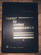 Tratat de chimie anorganica - Dumitru Negoiu 1972 foto