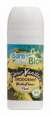 Deodorant Born to Bio roll-on cu Floare de Vanilie, 75 ml foto