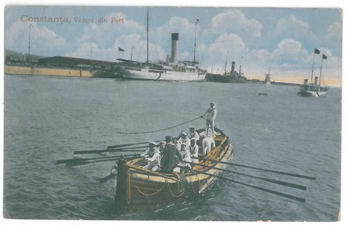 1967 - CONSTANTA, Harbor, Ships, Boat - old postcard - unused