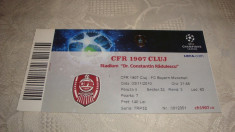 Bilet meci fotbal CFR Cluj - Bayern Munchen - 03 .11.2010 - liga campionilor foto