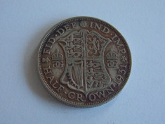 Moneda de argint -half crown -1931 Anglia -2506 foto