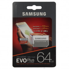 Card memorie microSDXC Samsung Evo 64GB Plus Class 10 foto