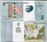 !!! NOU : ANGOLA - 5 KWANZAS 2012 (2017) - P NEW - UNC