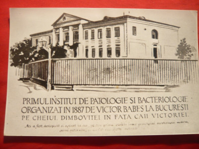 Fotografie - copie-Institutul de Bacteriologie org.de V.Babes -pe Cheiul Dambovi foto