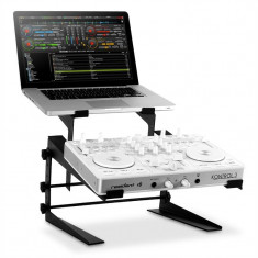 Resident DJ DJX-250 suport pentru Notebook ?i mixer / controler, negru foto