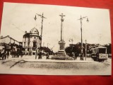 Fotografie Copie Coloana Independentei Romania, 15.8x10 cm - Colectie