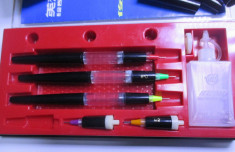 trusa de scris Hero rotring isograf desen functionala isograf din anii 70 foto