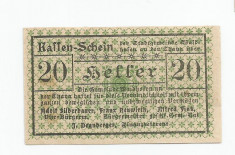 LL bancnota notgeld/ heller Austria 20 heller 1920 Kaffen foto