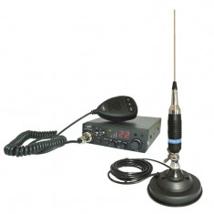 Kit Statie radio CB PNI ESCORT HP 8001 ASQ + Casti HS81 + Antena CB PNI S9 MAG foto