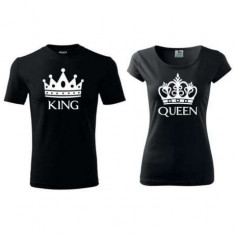 Tricouri Personalizate KING &amp;amp; QUEEN foto