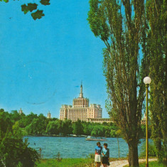 CPI (B8524) CARTE POSTALA - BUCURESTI. VEDERE DIN PARCUL HERASTRAU