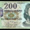 UNGARIA BANCNOTA DE 200 FORINT 2001 UNC REGELE KAROLY ROBERT NECIRCULATA