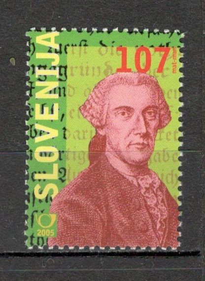 Slovenia.2005 300 ani nastere J.S.V.Popovic-cercetator MS.706