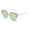 Ochelari Soare Dama Lentile Rotunde Cu Reflexie - Protectie UV 100% - Model 3