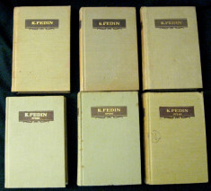 Fedin, Opere- 6 volume, 1954-1962 foto