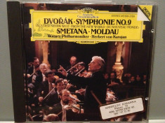 DVORAK/SMETANA - Symphony 9/Moldau (1985/POLYDOR/RFG) - CD ORIGINAL/ca Nou foto