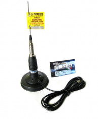 Antena CB Sirio ML145 cu baza magnetica inclusa 125mm Cod 2201805.63 foto