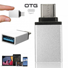 Adaptor OTG USB 3.1 tata la USB 3.0 mama converter USB type C foto