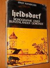 HELDSDORF , Monographie ( ORASUL HALCHIU ) - ERNST ROTHBACHER 1977 foto