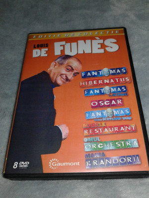 Colectie 8 filme cu Louis de Funes volumul 1 foto