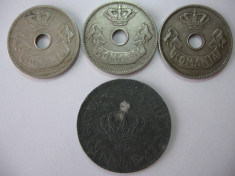 Romania (16) - 10 bani 1905, 1906, 1906 J, 20 lei 1944 foto