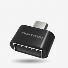 Adaptor OTG Micro USB tata - USB 2.0 mama ptr telefoane mobile si tablete foto