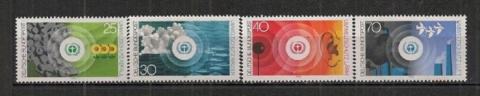 GERMANIA 1973 &ndash; PROTEJAREA MEDIULUI, serie nestampilata, VL3