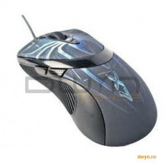 Mouse A4TECH XL-747H Anti-Vibrate Laser, USB, Buton &amp;#039;3XFire&amp;#039;, 6 dpi shift (max 3600 DPI) cu indicato foto