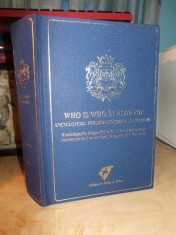 WHO IS WHO IN ROMANIA ( ENCICLOPEDIA PERSONALITATILOR DIN ROMANIA ) - 2013 foto