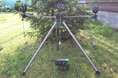 Stativ Tripod Suport Telescopic Pentru 3 Lansete + 3 Avertizori FL + 3 Swingeri foto