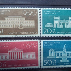 Germania 1970 – OLIMPIADA MUNCHEN, serie nestampilata, VL1