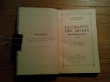 LA CRAINTE DES MORTS dans la Religion Primitive - James Frazer - Paris, 1935