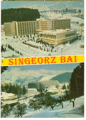 CPI (B8555) CARTE POSTALA - SANGEORZ BAI. CASA DE ODIHNA SI TRATAMENT A SINDICAT foto