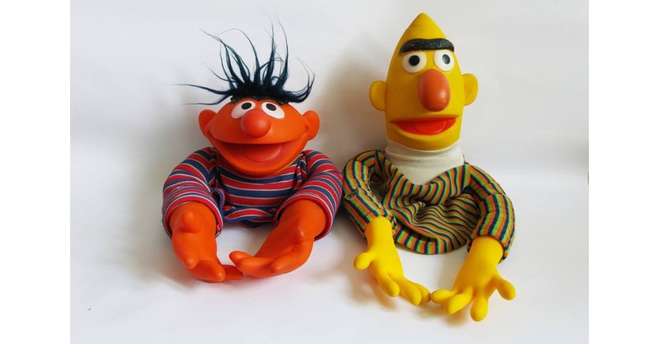 RARE VINTAGE SESAME Street Bert § boite & Brochure . Vicma . 1976. box+as new EUR 199,00