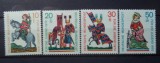 Germania 1970 &ndash; CANTARETI MEDIEVALI, serie nestampilata, VL1, Nestampilat