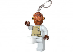 Breloc cu lanterna LEGO Star Wars Admiral Ackbar (LGL-KE59) foto