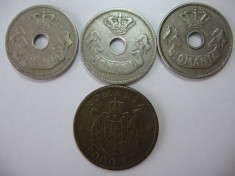 Romania (17) - 10 bani 1905, 1906, 1906 J, 2000 lei 1946 foto