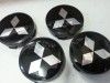 Capace Jante Aliaj Mitsubishi 59.5mm, Set 4 Bucati, Emblema Metalica
