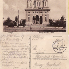 Salutari din Ploiesti (Prahova)- cenzura WWI, WK1-Biserica