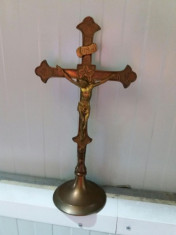 Crucifix din bronz foto