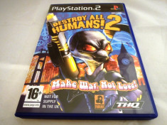 Destroy all Humans 2 Make War, not Love, PS2, original! Alte sute de jocuri! foto