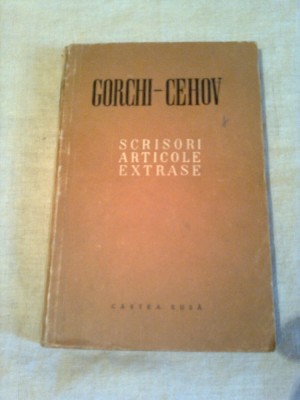 GORCHI - CEHOV ~ SCRISORI *ARTICOLE*EXTRASE foto