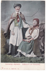 #2082- Romania, Kalotaszeg, Calata c.p. necirc. 1900: Folklor, costume populare foto