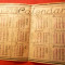 Calendar 1954 - realizat manual , dim. =14,8x10,8 cm