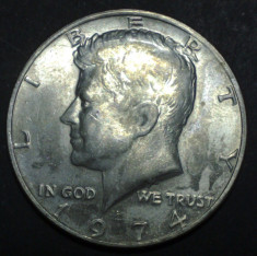 America SUA 1 half dollar 1974 foto